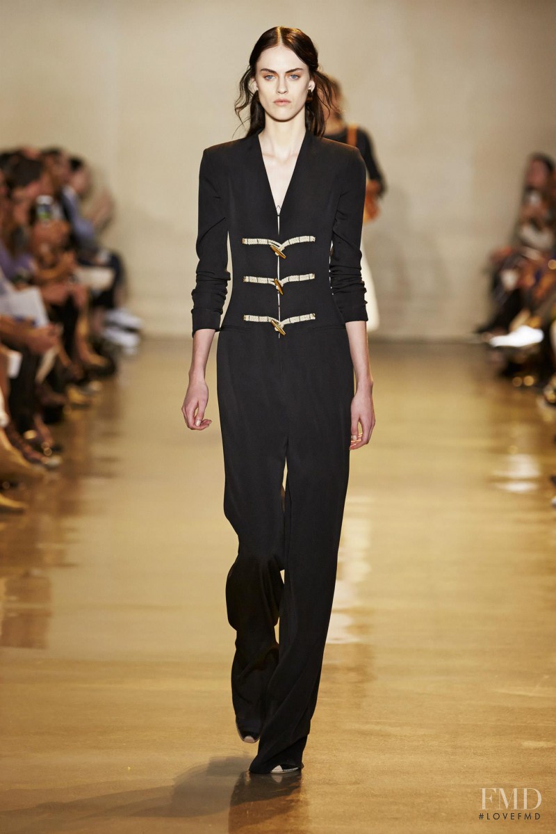 Sarah Brannon featured in  the Altuzarra fashion show for Spring/Summer 2016