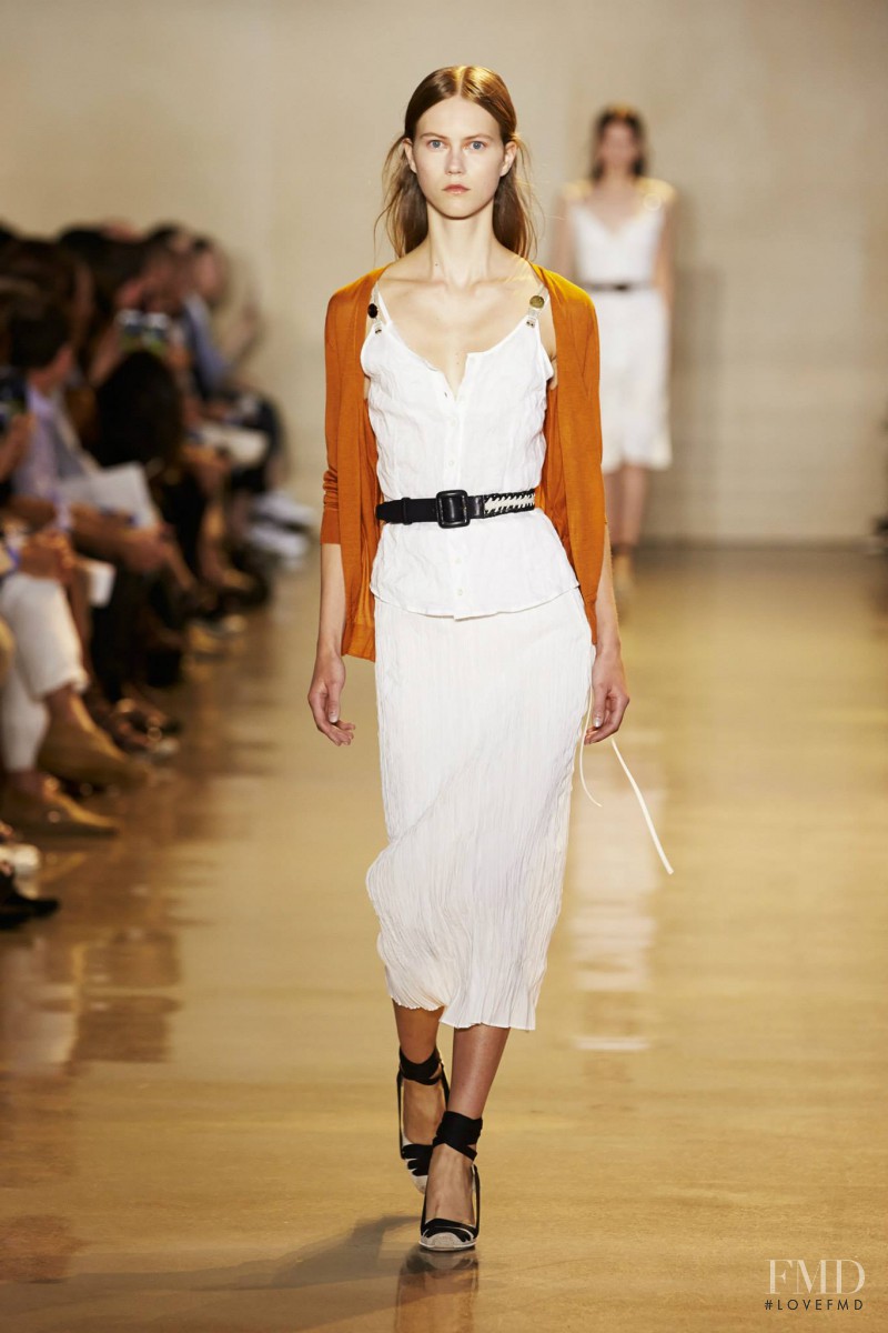 Julie Hoomans featured in  the Altuzarra fashion show for Spring/Summer 2016