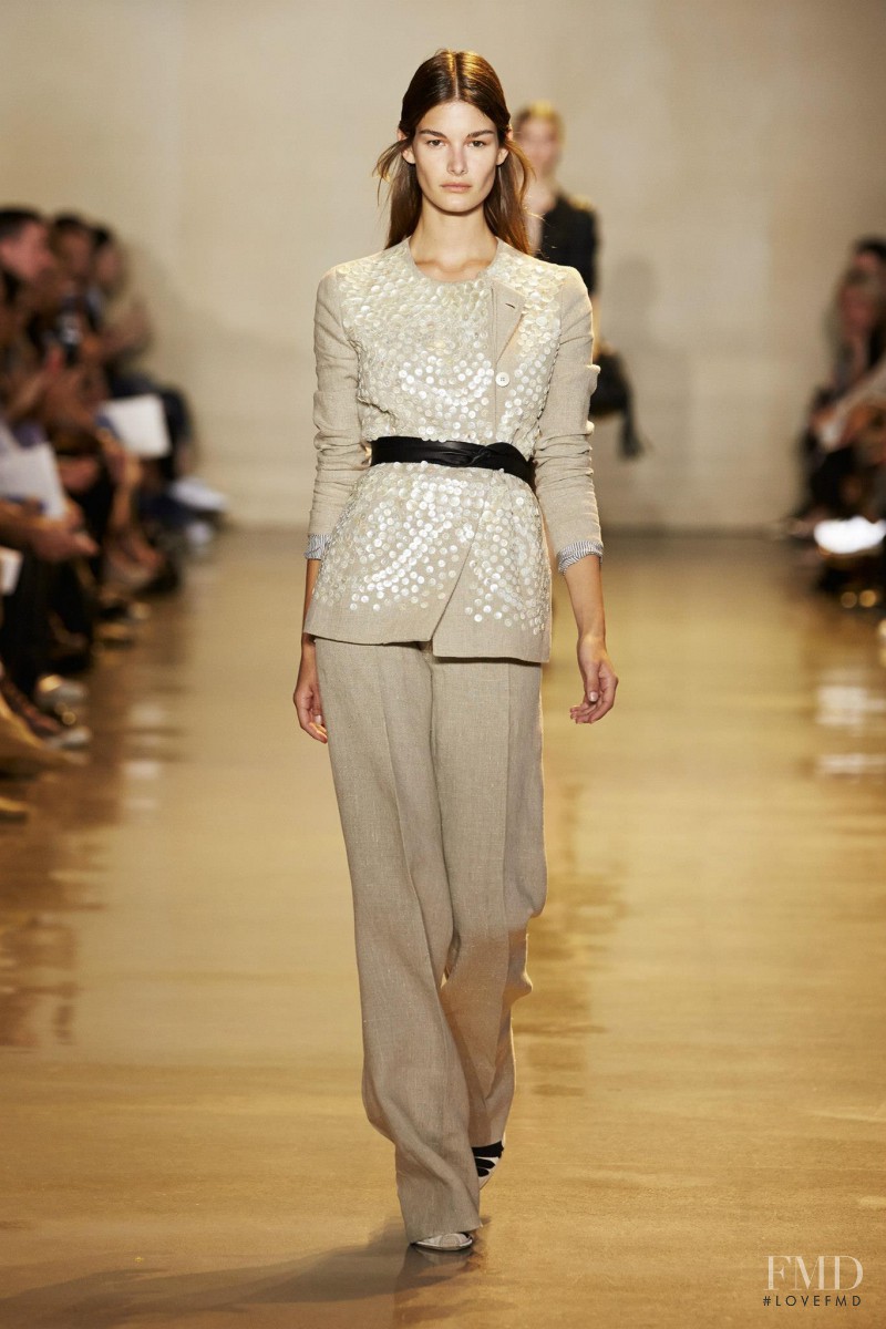 Ophélie Guillermand featured in  the Altuzarra fashion show for Spring/Summer 2016