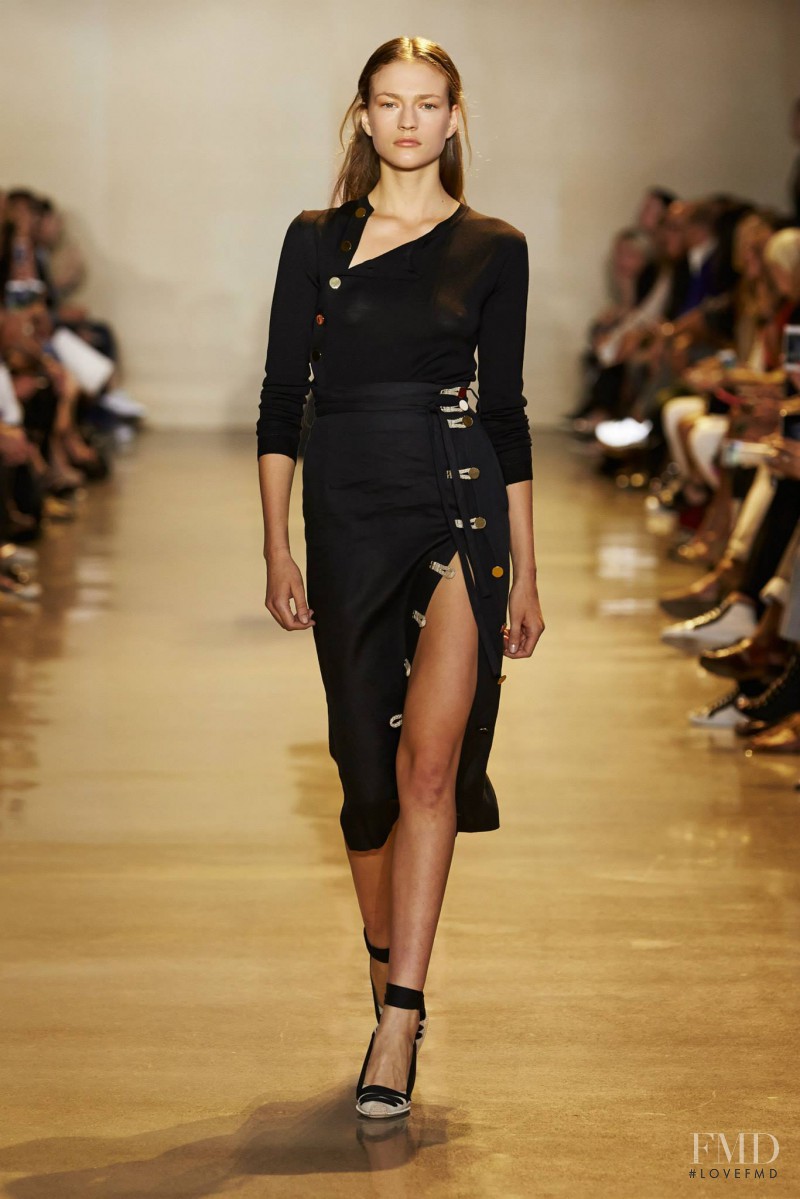 Sophia Ahrens featured in  the Altuzarra fashion show for Spring/Summer 2016