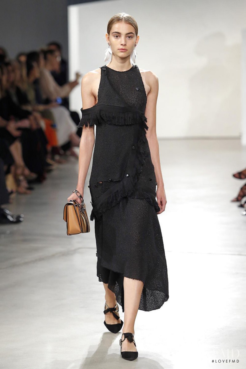 Romy Schönberger featured in  the Proenza Schouler fashion show for Spring/Summer 2016