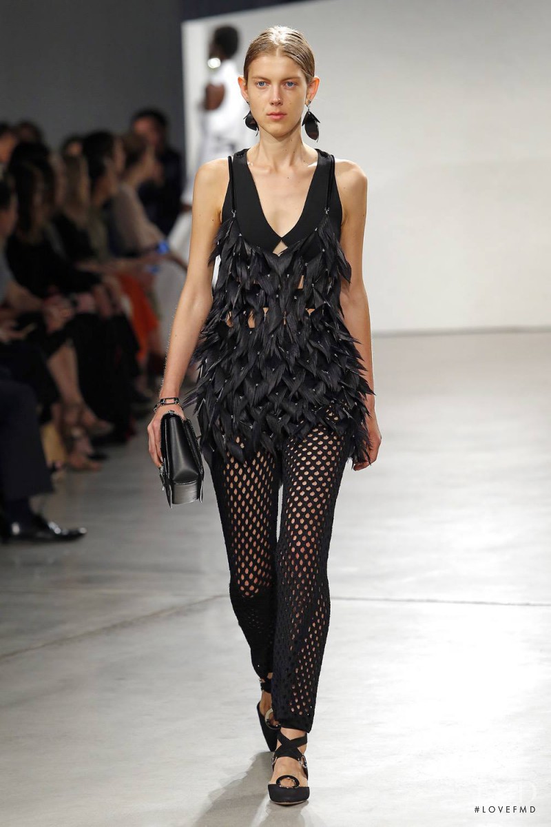 Ally Ertel featured in  the Proenza Schouler fashion show for Spring/Summer 2016