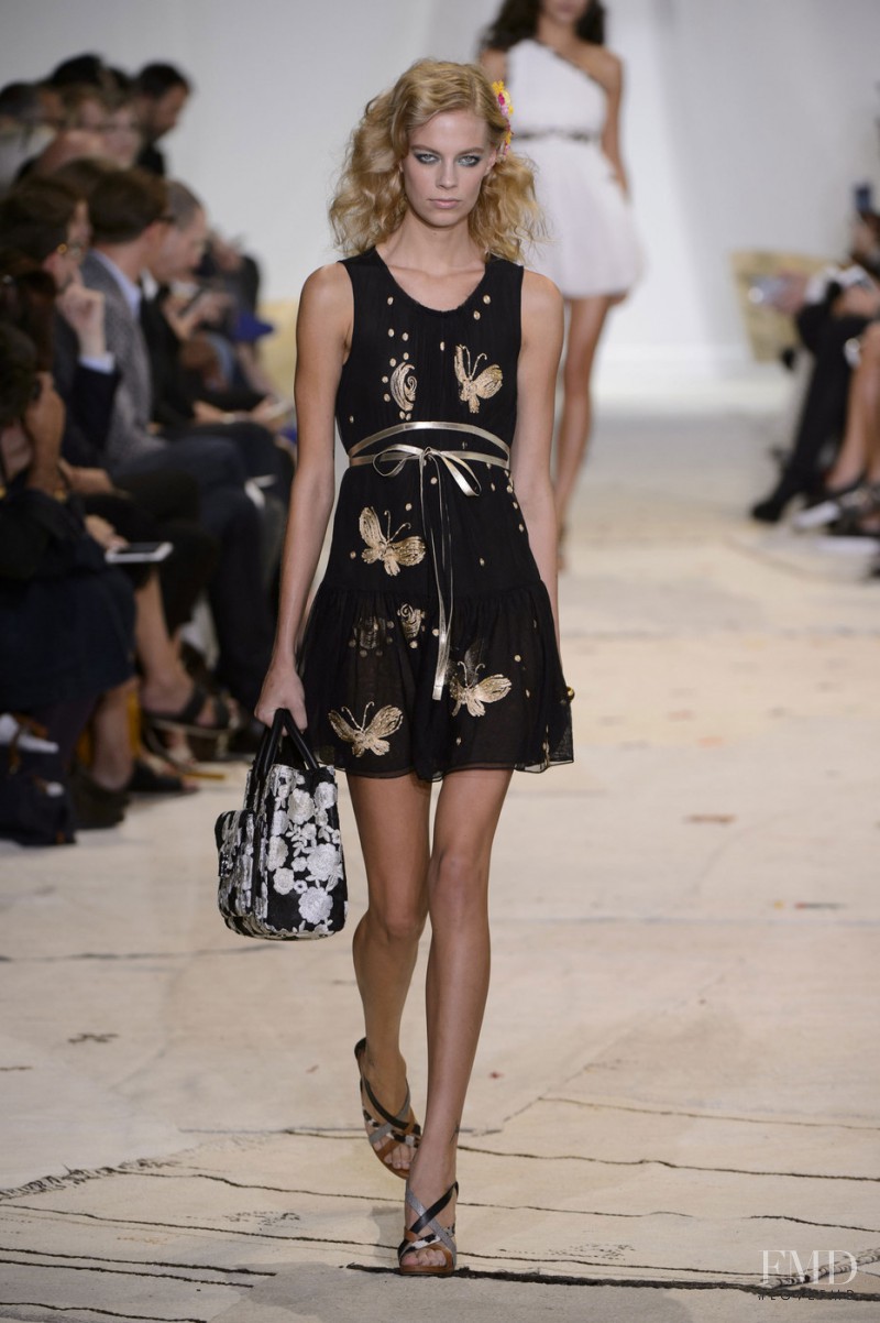 Lexi Boling featured in  the Diane Von Furstenberg fashion show for Spring/Summer 2016