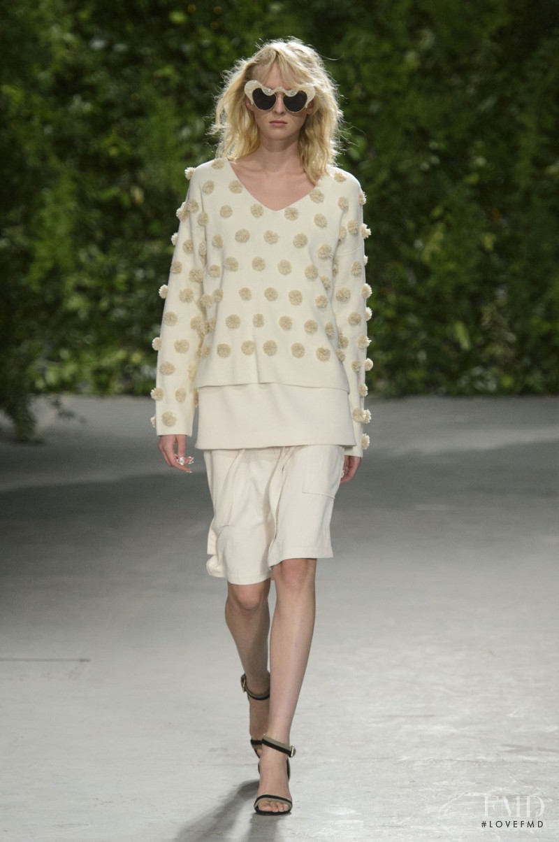 Nastya Sten featured in  the Opening Ceremony fashion show for Spring/Summer 2016