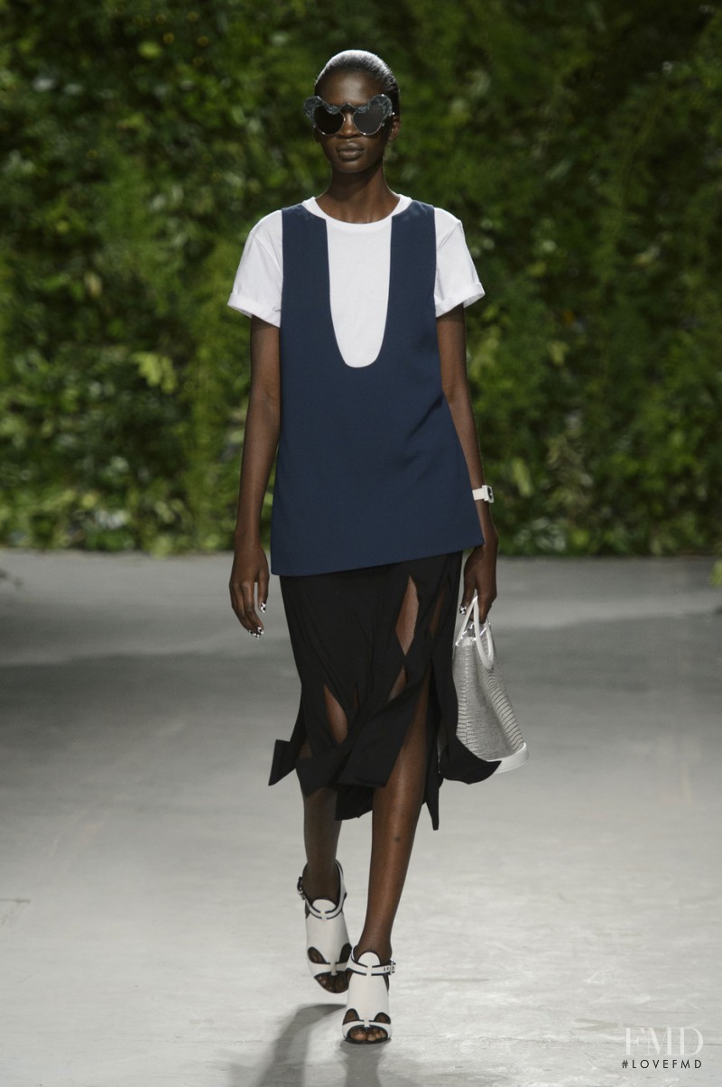 Aamito Stacie Lagum featured in  the Opening Ceremony fashion show for Spring/Summer 2016
