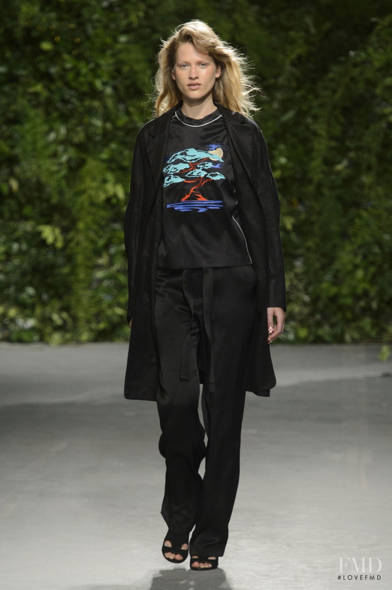Laura Julie Schwab Holm featured in  the Opening Ceremony fashion show for Spring/Summer 2016