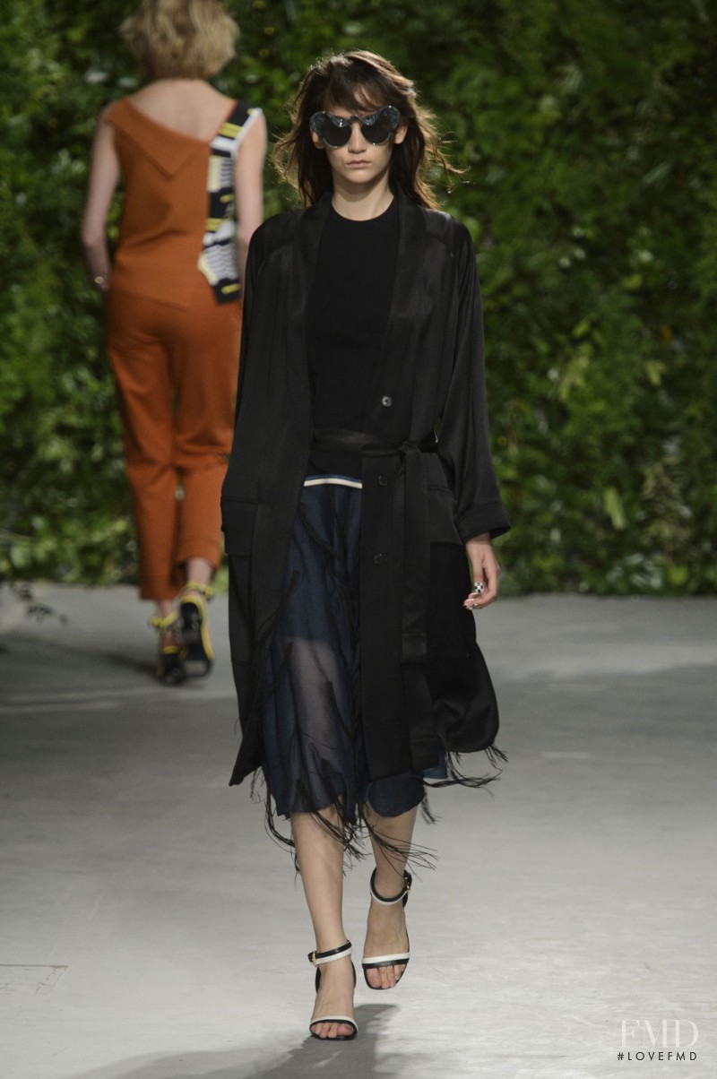 Mona Matsuoka featured in  the Opening Ceremony fashion show for Spring/Summer 2016