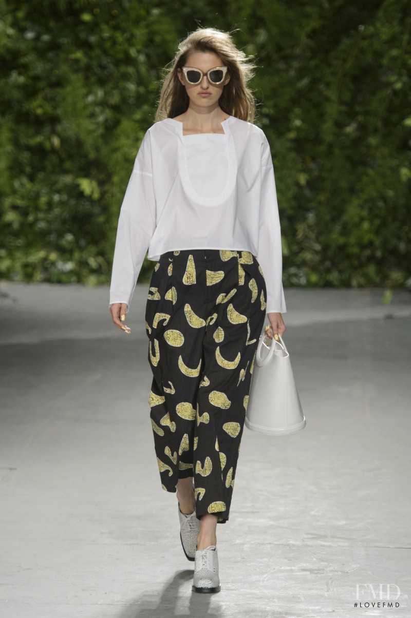Zoe Huxford featured in  the Opening Ceremony fashion show for Spring/Summer 2016