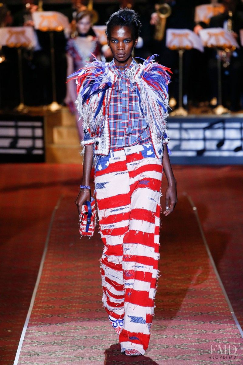Aamito Stacie Lagum featured in  the Marc Jacobs fashion show for Spring/Summer 2016