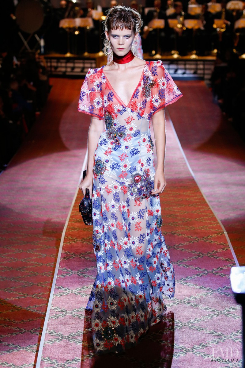 Irina Kravchenko featured in  the Marc Jacobs fashion show for Spring/Summer 2016