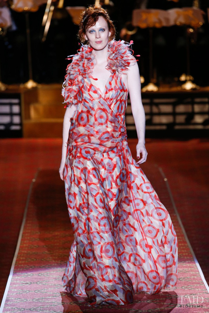 Karen Elson featured in  the Marc Jacobs fashion show for Spring/Summer 2016