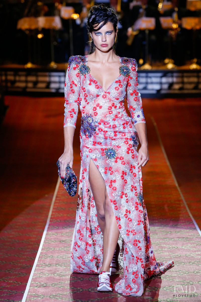 Adriana Lima featured in  the Marc Jacobs fashion show for Spring/Summer 2016