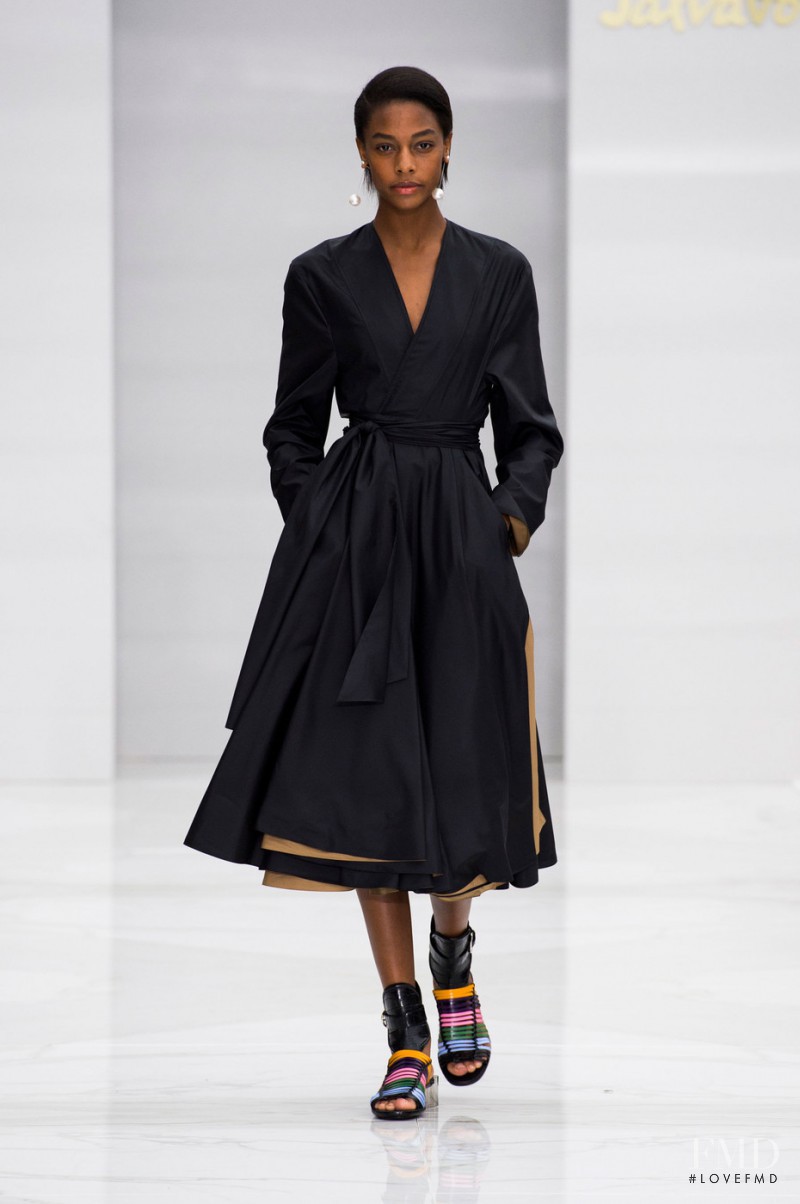 Karly Loyce featured in  the Salvatore Ferragamo fashion show for Spring/Summer 2016