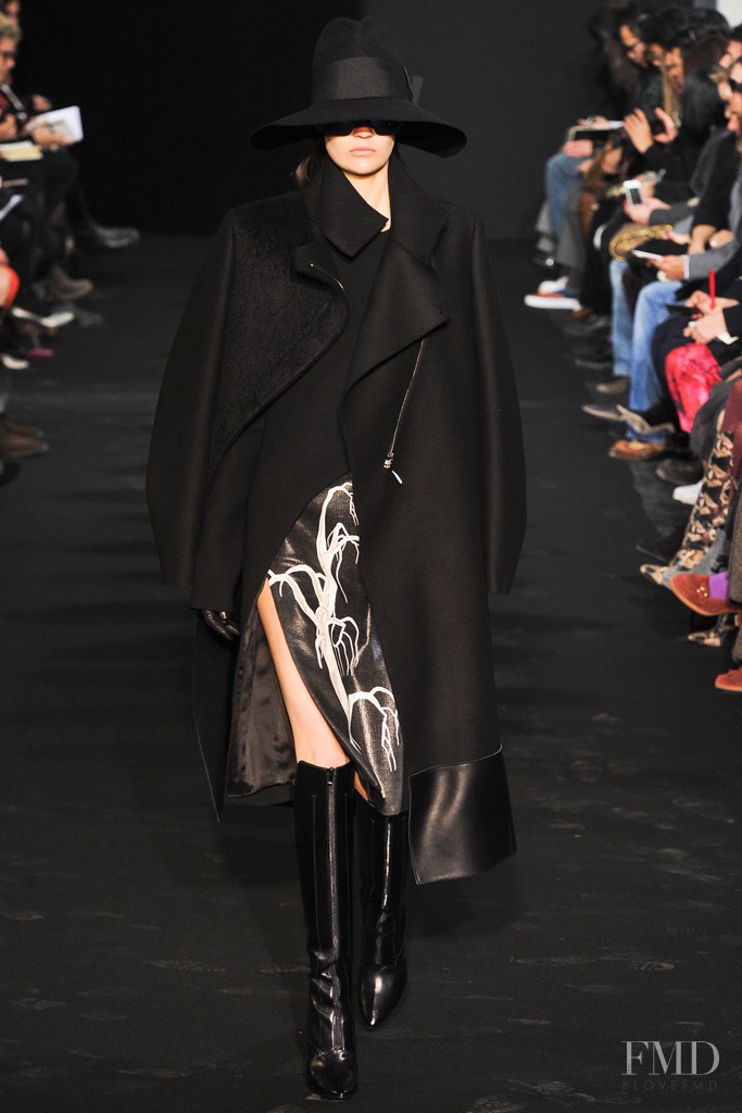Maria Bradley featured in  the Costume National fashion show for Autumn/Winter 2012