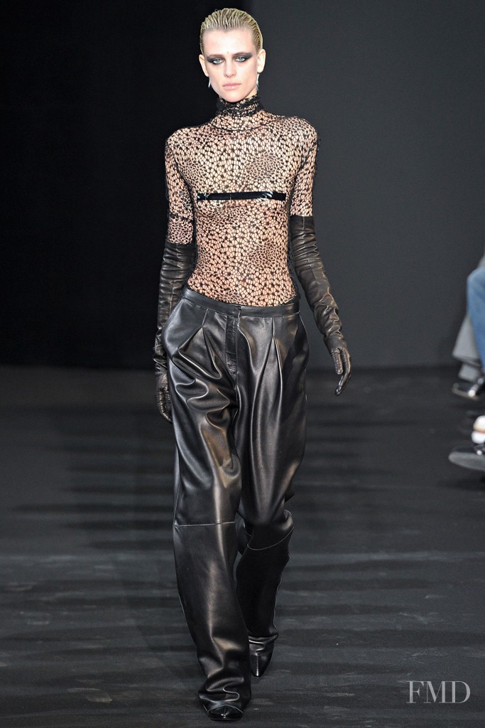 Milou van Groesen featured in  the Costume National fashion show for Autumn/Winter 2012