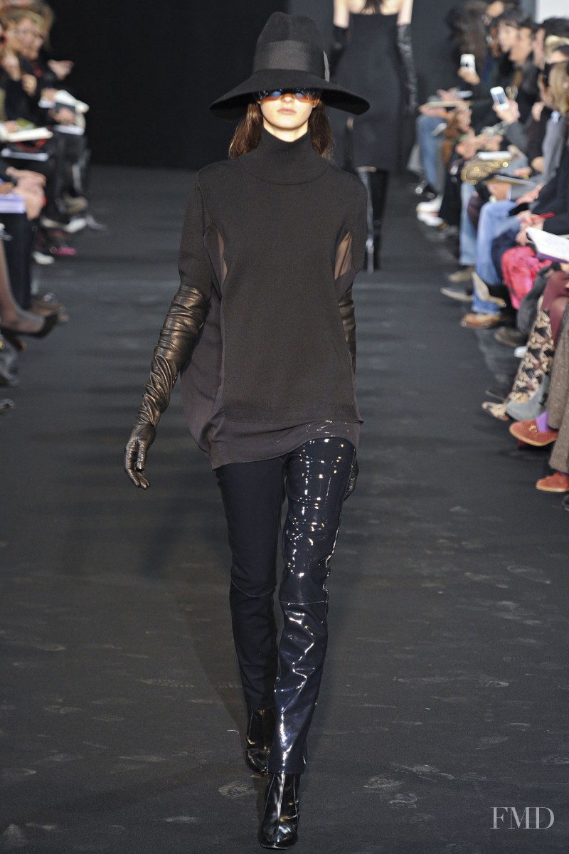 Mackenzie Drazan featured in  the Costume National fashion show for Autumn/Winter 2012