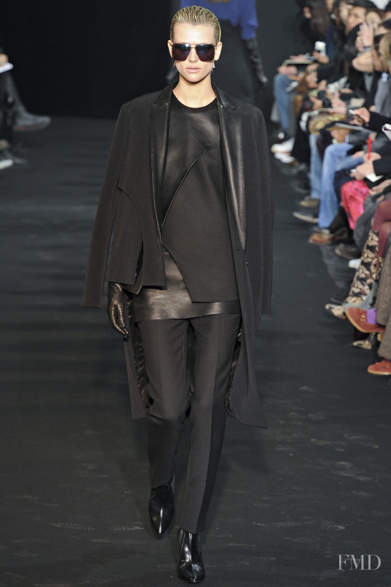 Milou van Groesen featured in  the Costume National fashion show for Autumn/Winter 2012