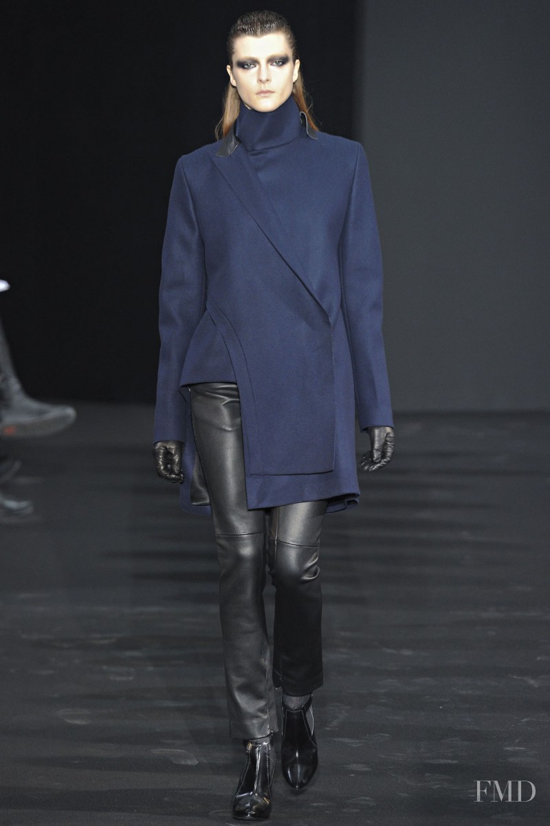 Zenia Sevastyanova featured in  the Costume National fashion show for Autumn/Winter 2012