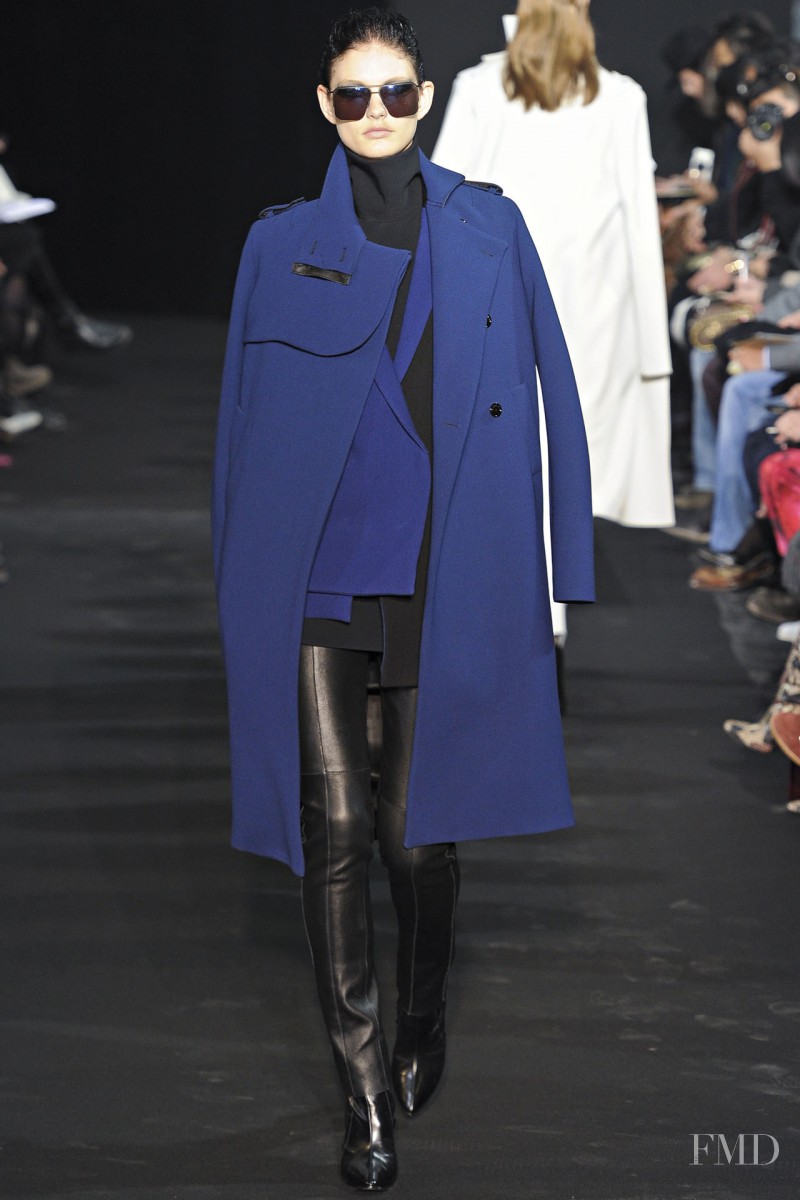Patricia van der Vliet featured in  the Costume National fashion show for Autumn/Winter 2012