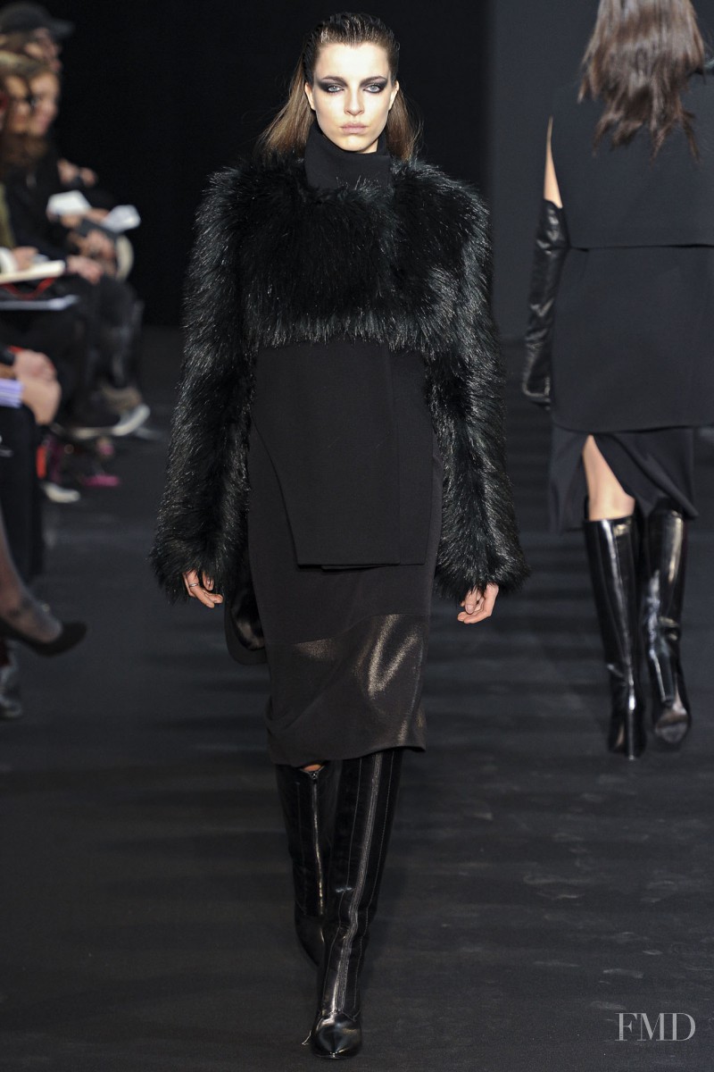 Anna-Maria Nemetz featured in  the Costume National fashion show for Autumn/Winter 2012