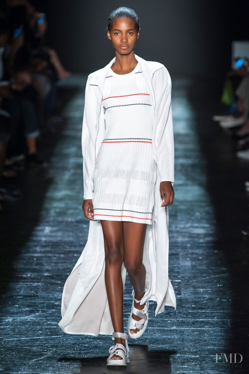 Tami Williams featured in  the Public School fashion show for Spring/Summer 2016