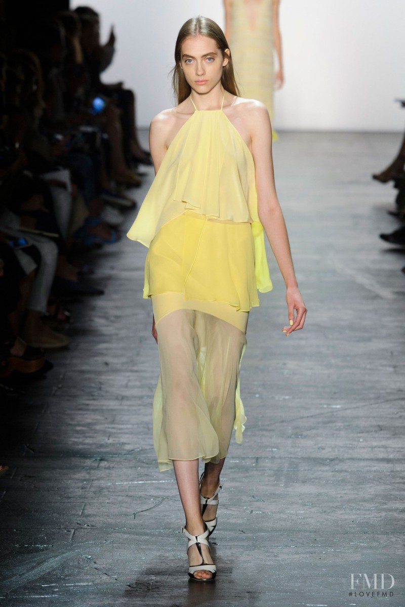 Odette Pavlova featured in  the Prabal Gurung fashion show for Spring/Summer 2016