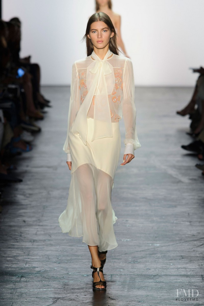 Valery Kaufman featured in  the Prabal Gurung fashion show for Spring/Summer 2016