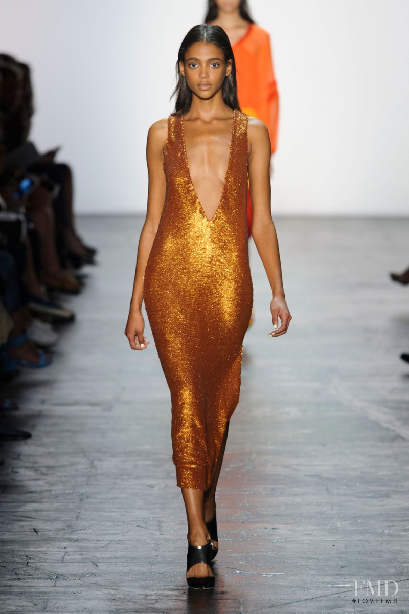 Aya Jones featured in  the Prabal Gurung fashion show for Spring/Summer 2016