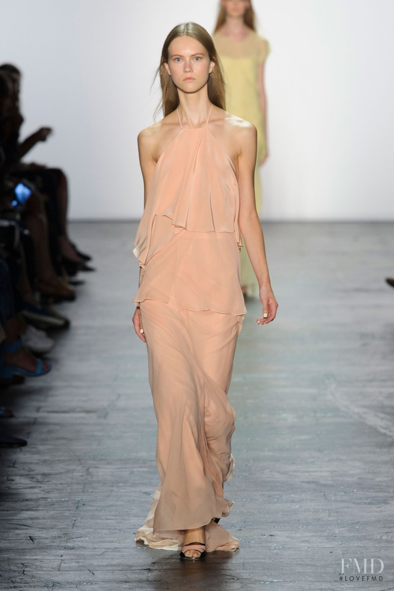Julie Hoomans featured in  the Prabal Gurung fashion show for Spring/Summer 2016