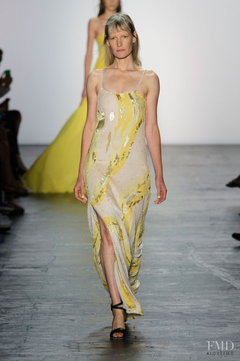 Kirsten Owen featured in  the Prabal Gurung fashion show for Spring/Summer 2016