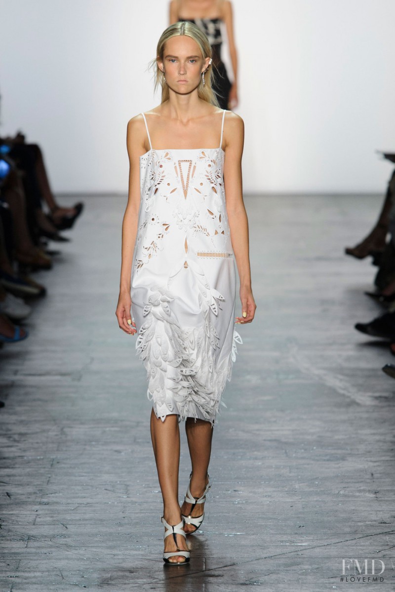 Harleth Kuusik featured in  the Prabal Gurung fashion show for Spring/Summer 2016
