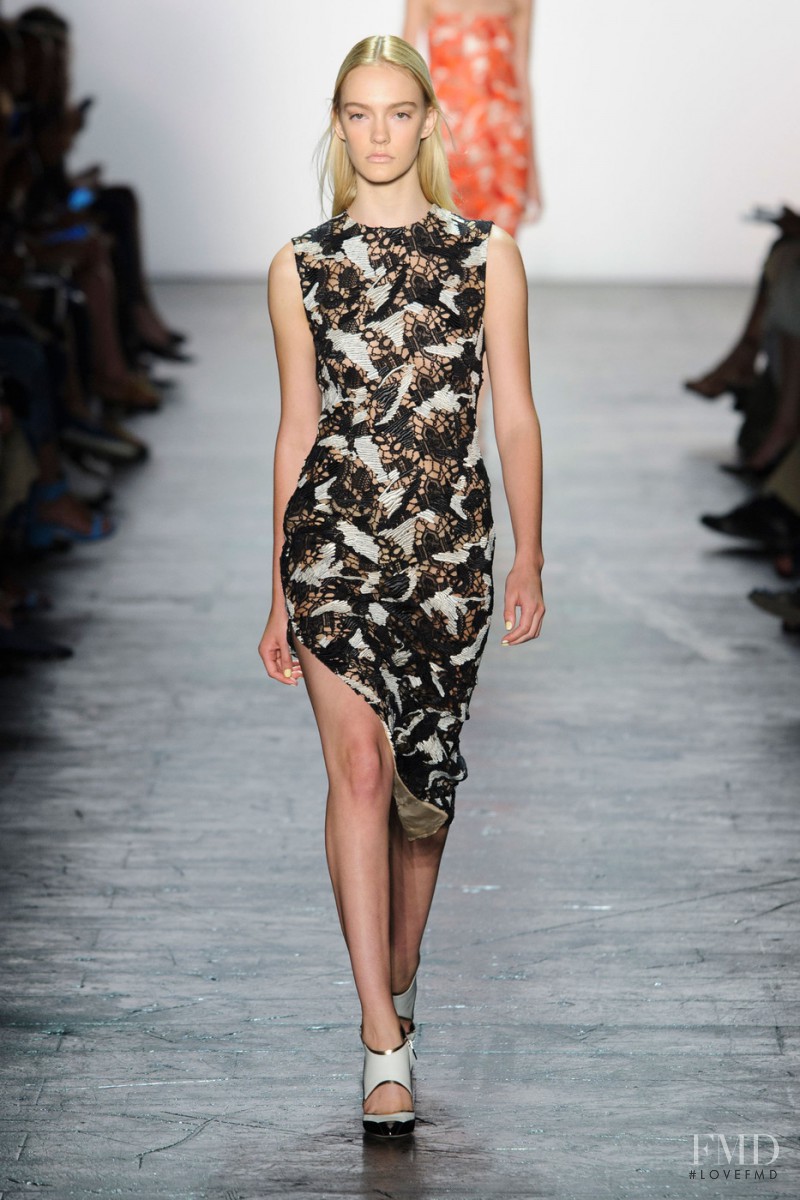 Steph Smith featured in  the Prabal Gurung fashion show for Spring/Summer 2016