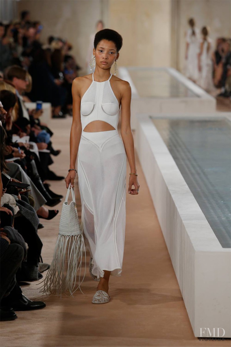 Lineisy Montero featured in  the Balenciaga fashion show for Spring/Summer 2016