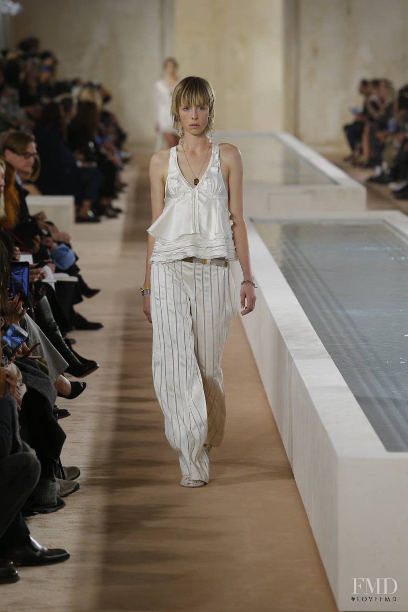 Edie Campbell featured in  the Balenciaga fashion show for Spring/Summer 2016