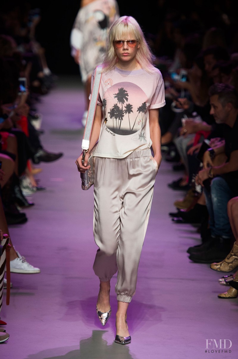 Marjan Jonkman featured in  the Paul et Joe fashion show for Spring/Summer 2016