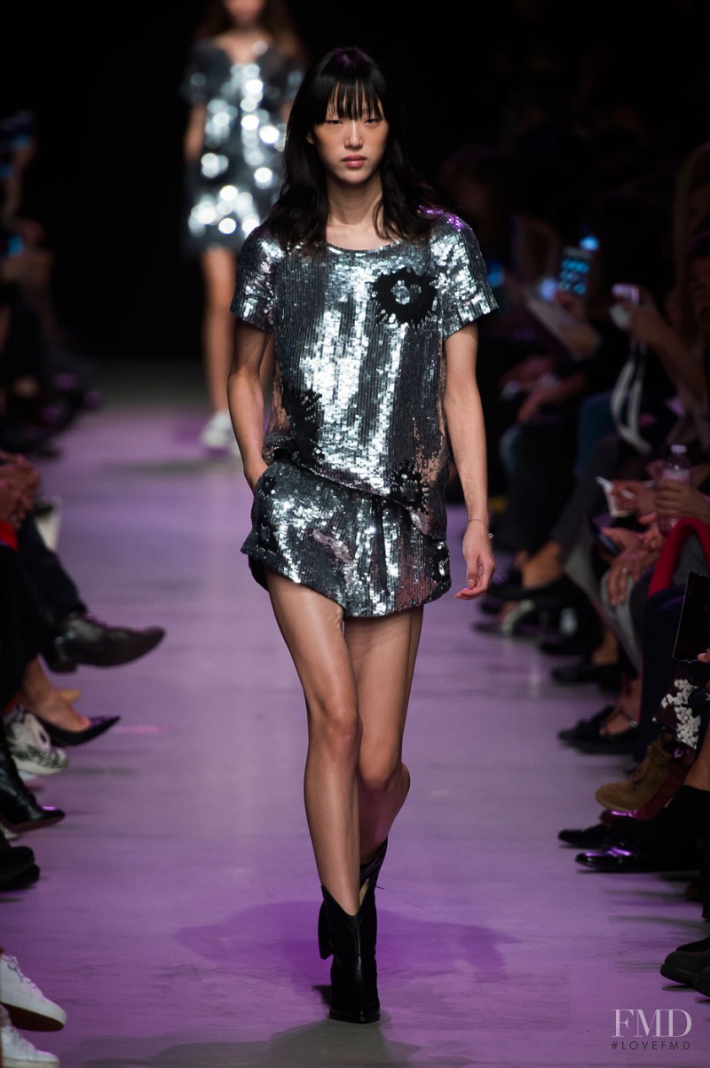 So Ra Choi featured in  the Paul et Joe fashion show for Spring/Summer 2016