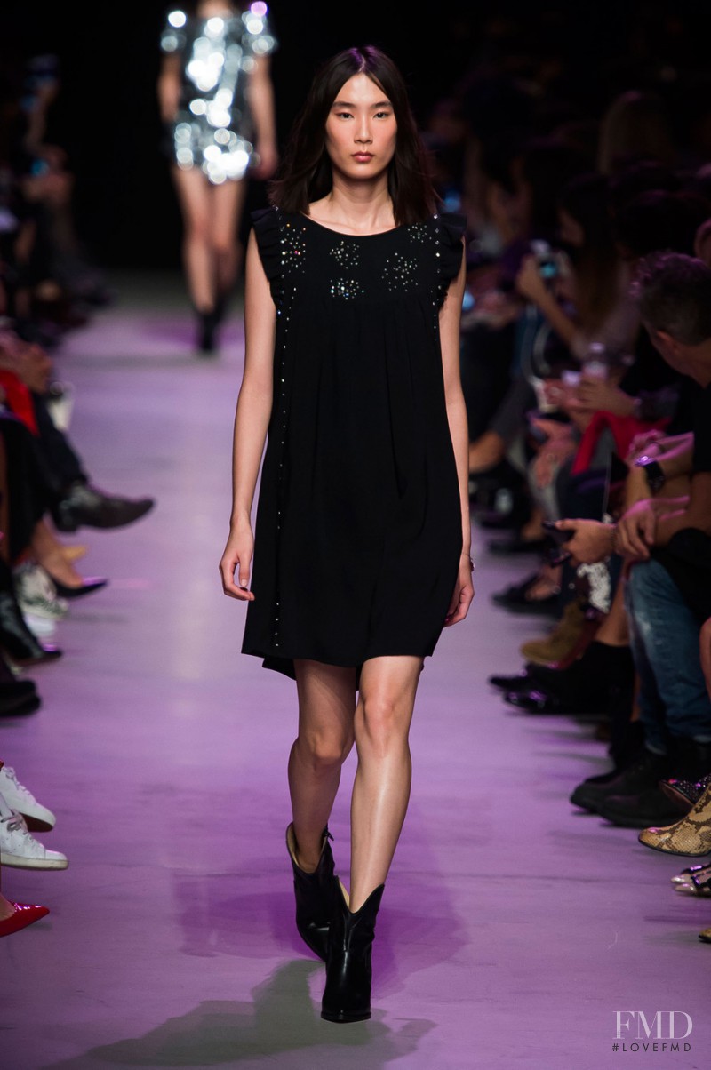Dongqi Xue featured in  the Paul et Joe fashion show for Spring/Summer 2016