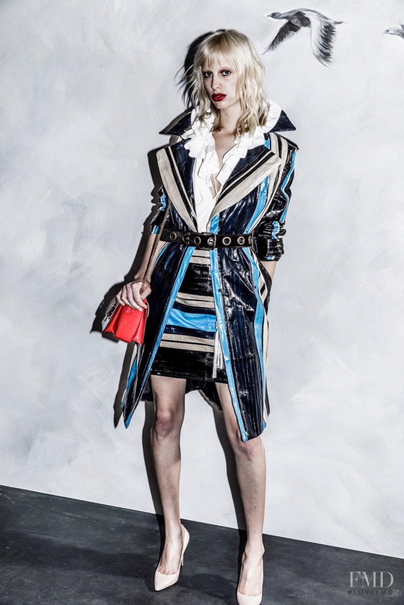 Lili Sumner featured in  the Lanvin fashion show for Resort 2016