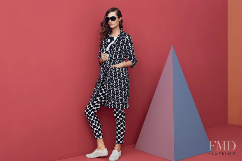 Julia Banas featured in  the Solar advertisement for Spring/Summer 2015