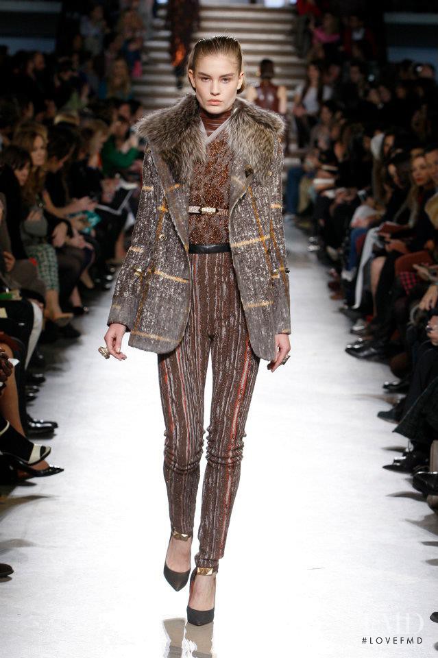 Nadja Bender featured in  the Missoni fashion show for Autumn/Winter 2012