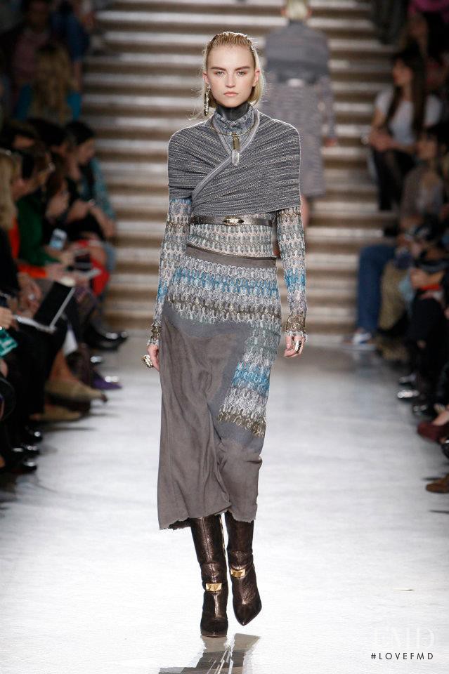 Anabela Belikova featured in  the Missoni fashion show for Autumn/Winter 2012