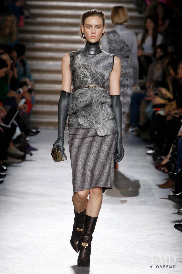Marike Le Roux featured in  the Missoni fashion show for Autumn/Winter 2012