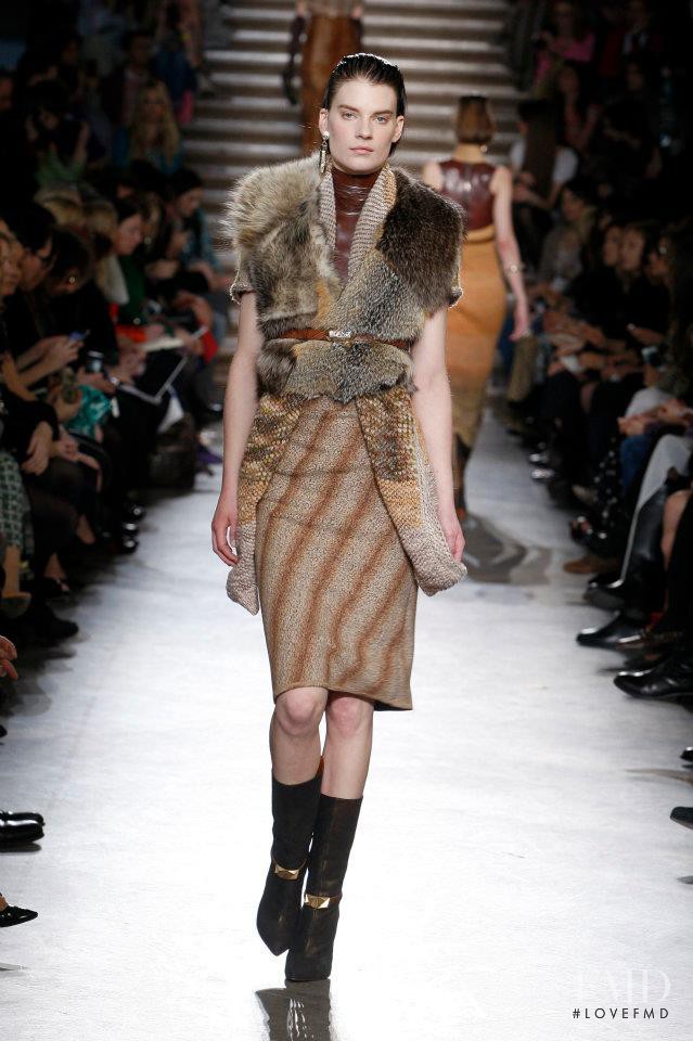 Querelle Jansen featured in  the Missoni fashion show for Autumn/Winter 2012