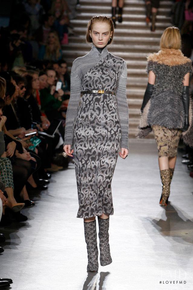 Aleksandra Marczyk featured in  the Missoni fashion show for Autumn/Winter 2012