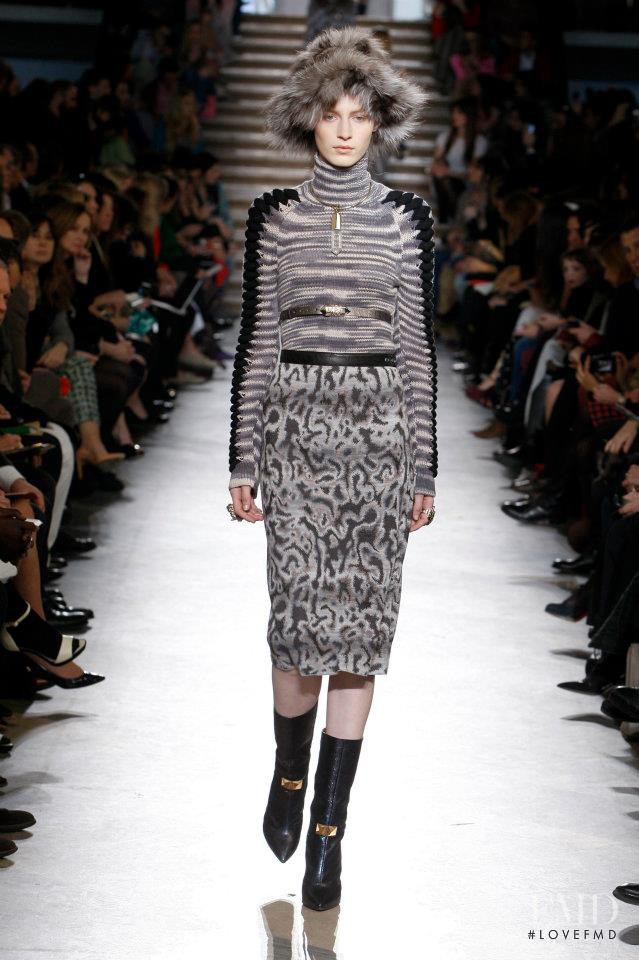 Julia Nobis featured in  the Missoni fashion show for Autumn/Winter 2012