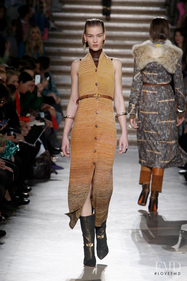 Elena Bartels featured in  the Missoni fashion show for Autumn/Winter 2012