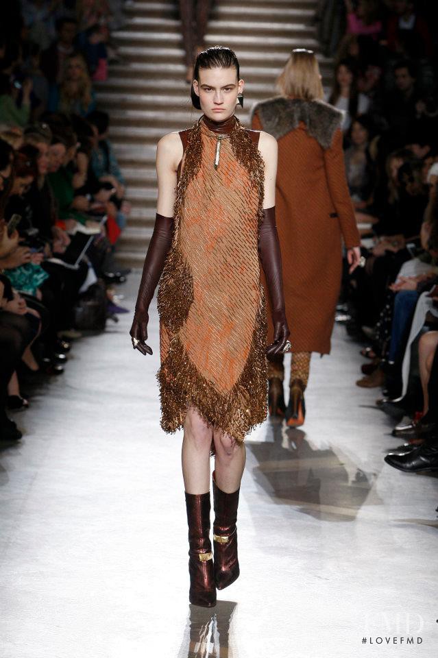 Maria Bradley featured in  the Missoni fashion show for Autumn/Winter 2012