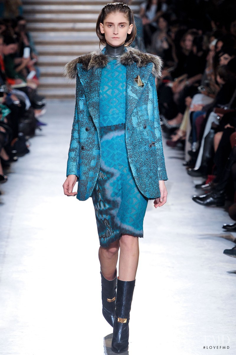 Daiane Conterato featured in  the Missoni fashion show for Autumn/Winter 2012