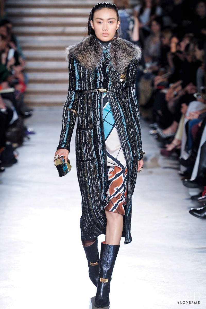 Shu Pei featured in  the Missoni fashion show for Autumn/Winter 2012