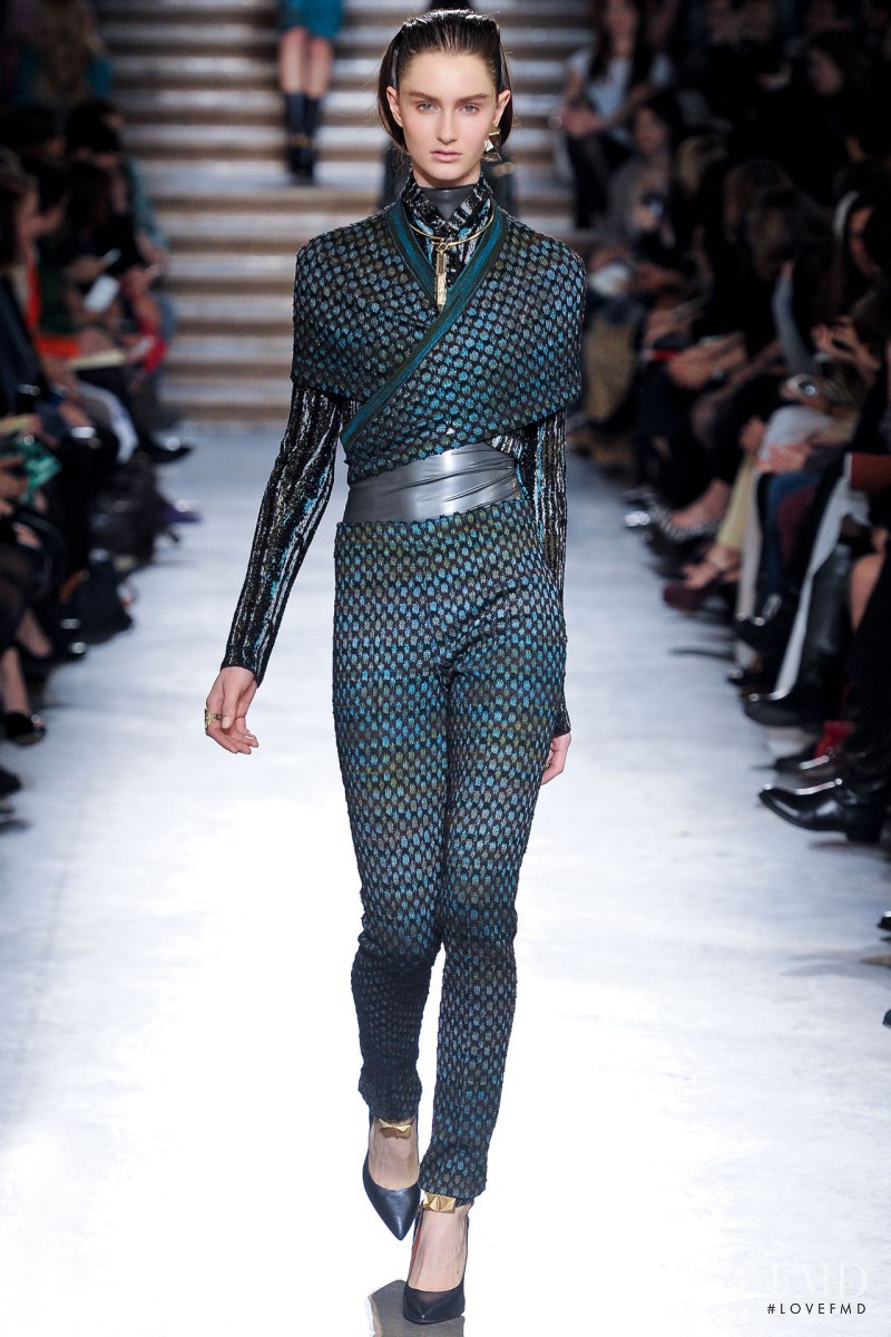 Mackenzie Drazan featured in  the Missoni fashion show for Autumn/Winter 2012